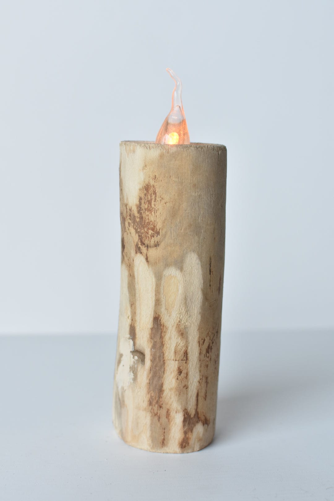 Wooden Faux LED Candles (2 Sizes available)