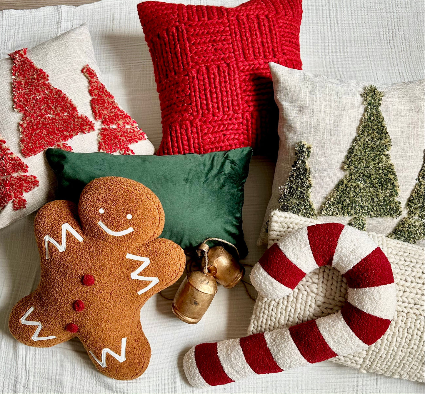 Mr. Gingerbread Shaped Pillow